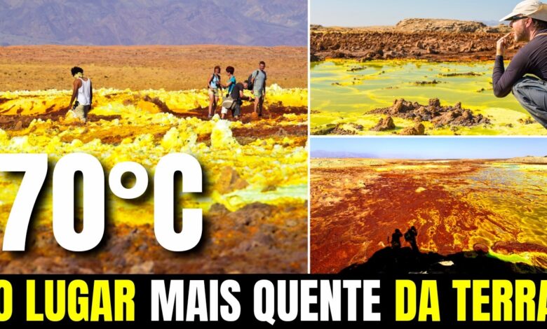 Os 10 Lugares Mais QUENTES da Terra (Absurdamente Escaldantes)