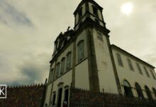 Meet the Basilica of Lord of Bonfim. Salvador - Bahia - Brazil. 4K experience
