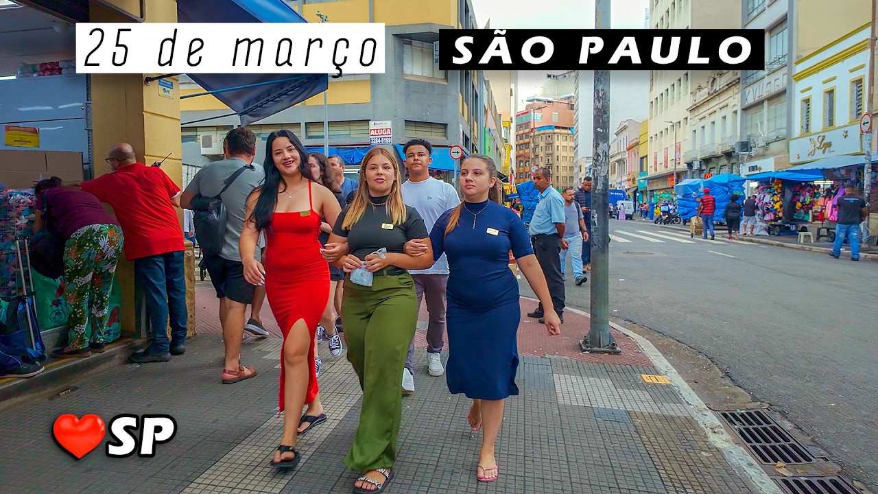 turismo de compras na Rua 25 de Março SP