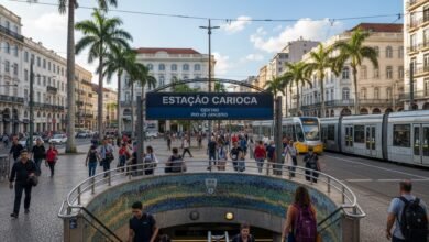 Guia da estação carioca / centro – rio de janeiro