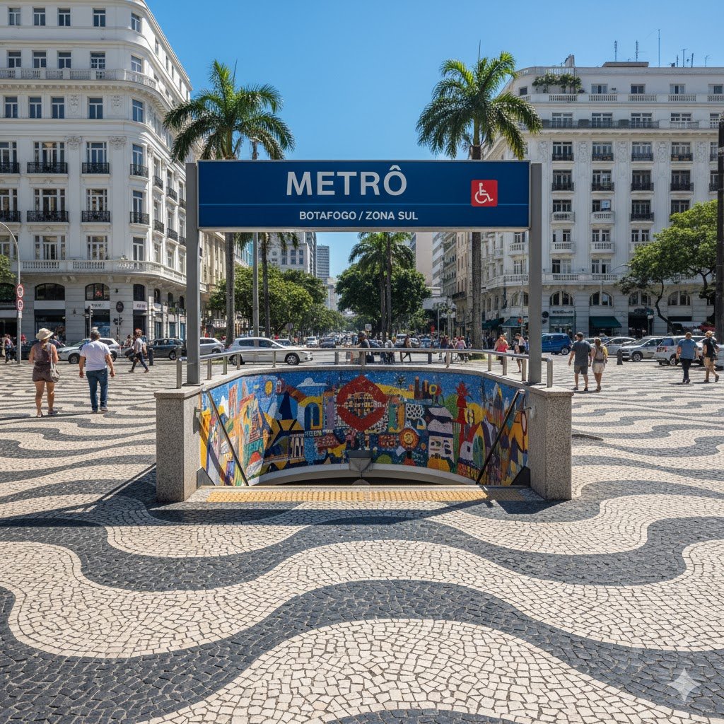 Guia da estação Botafogo / Zona Sul – Rio de Janeiro